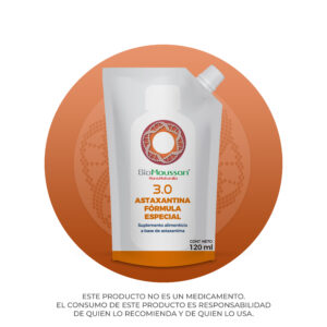 3.0 Astaxantina Fórmula Especial 120ml. Pouch